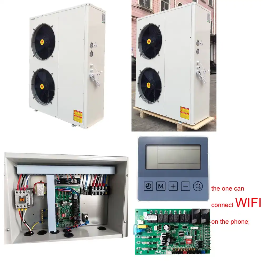 Air Pump Silent - ปั๊มความร้อนแบบอากาศชนิดรวมประสิทธิภาพสูง Silent R32/R290 พร้อม WiFi เหมาะสำหรับโรงแรมใช้เป็นระบบน้ำร้อนรวมขนาด
