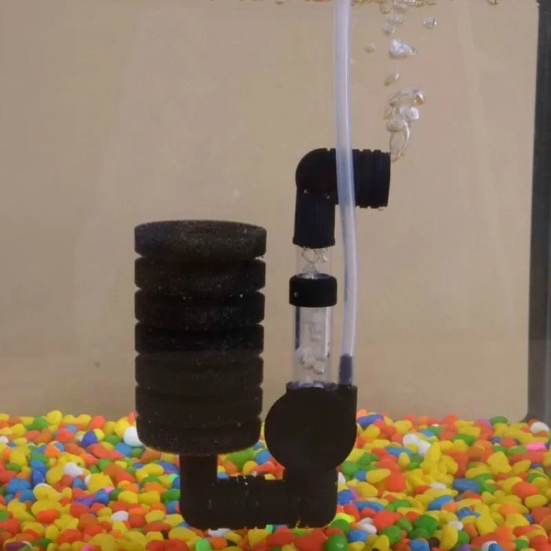 Air Pump Silent - ตัวกรองฟองน้ำชีวภาพที่มีประโยชน์สำหรับตู้ปลาตู้ปลาบ่อเลี้ยงกุ้งบ่ออุปกรณ์สำหรับตู้ปลาโฟมกรองไม่มีเสียงผ่านการกรองทางชีวเคมี