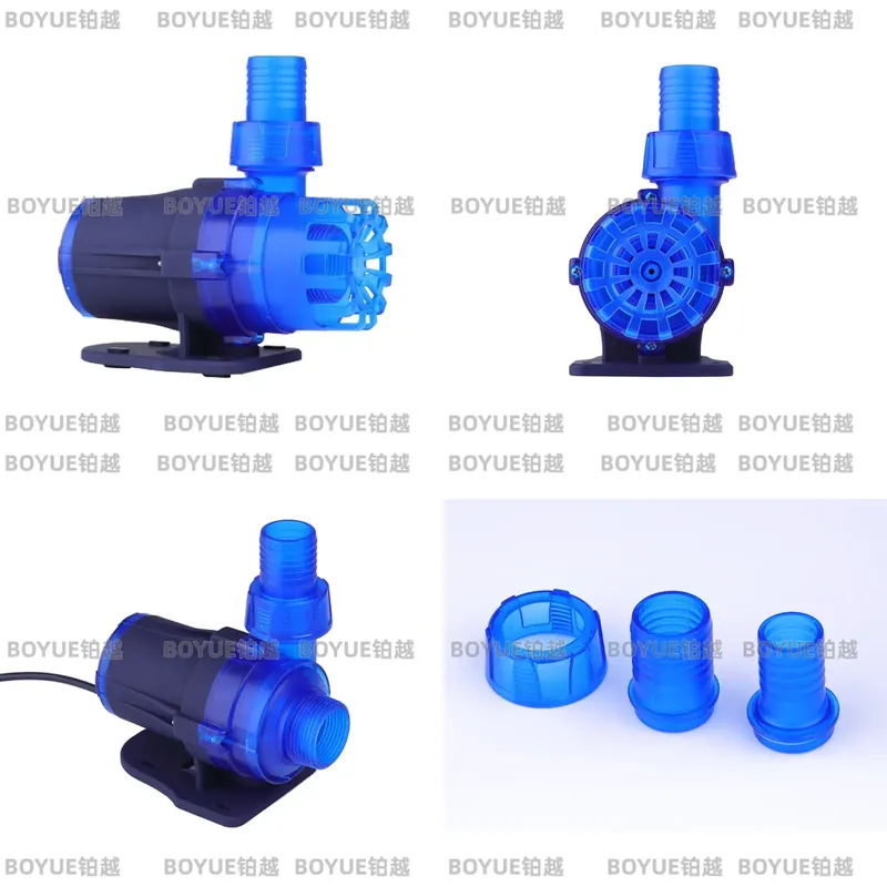 Powerhead Circulation Pump - ปั๊มน้ำตู้ปลาสีน้ำเงินสำหรับตู้ปลา เงียบสงบ ใช้เป็นปั๊มกรองน้ำแบบจุ่มใต้น้ำ หัวปั๊มหมุนเวียนน้ำ ระบบไฮโดรโปนิกส์ เงียบ