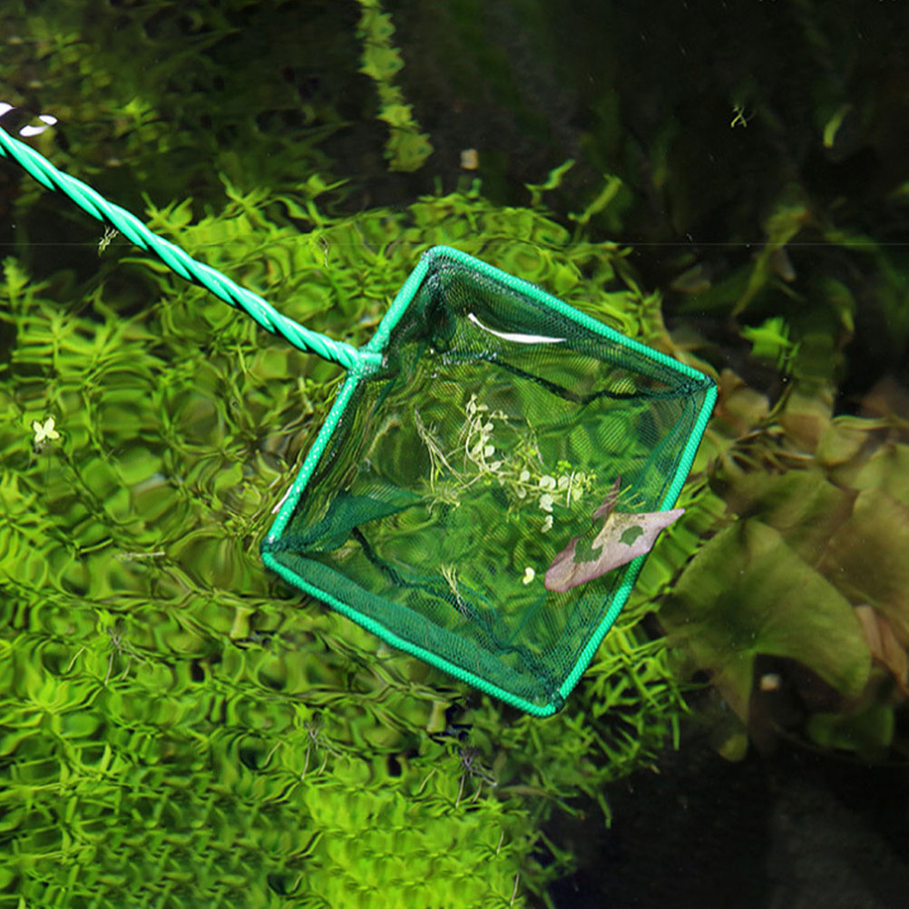 Aquarium Fish Net Small - 2 ชิ้น ตาข่ายจับปลาแบบพกพา ตาข่ายจับปลาสำหรับตู้ปลา สำหรับจับกุ้ง จับปลาขนาดเล็ก
