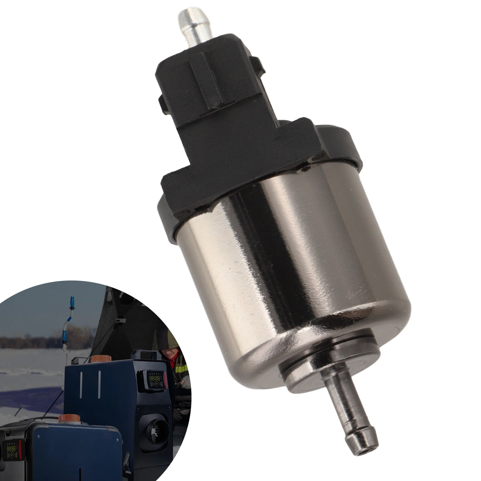 Air Pump Silent - ปั๊มน้ำมันเชื้อเพลิงแบบเงียบพิเศษ 12V สำหรับเครื่องทำความร้อนในรถยนต์ ปั๊มดีเซลสำหรับเวบาสโต้ สำหรับอุปกรณ์เสริมเครื่องทำความร้อนในรถยนต์แบบใช้ลมอีเบอร์สปาเชอร์