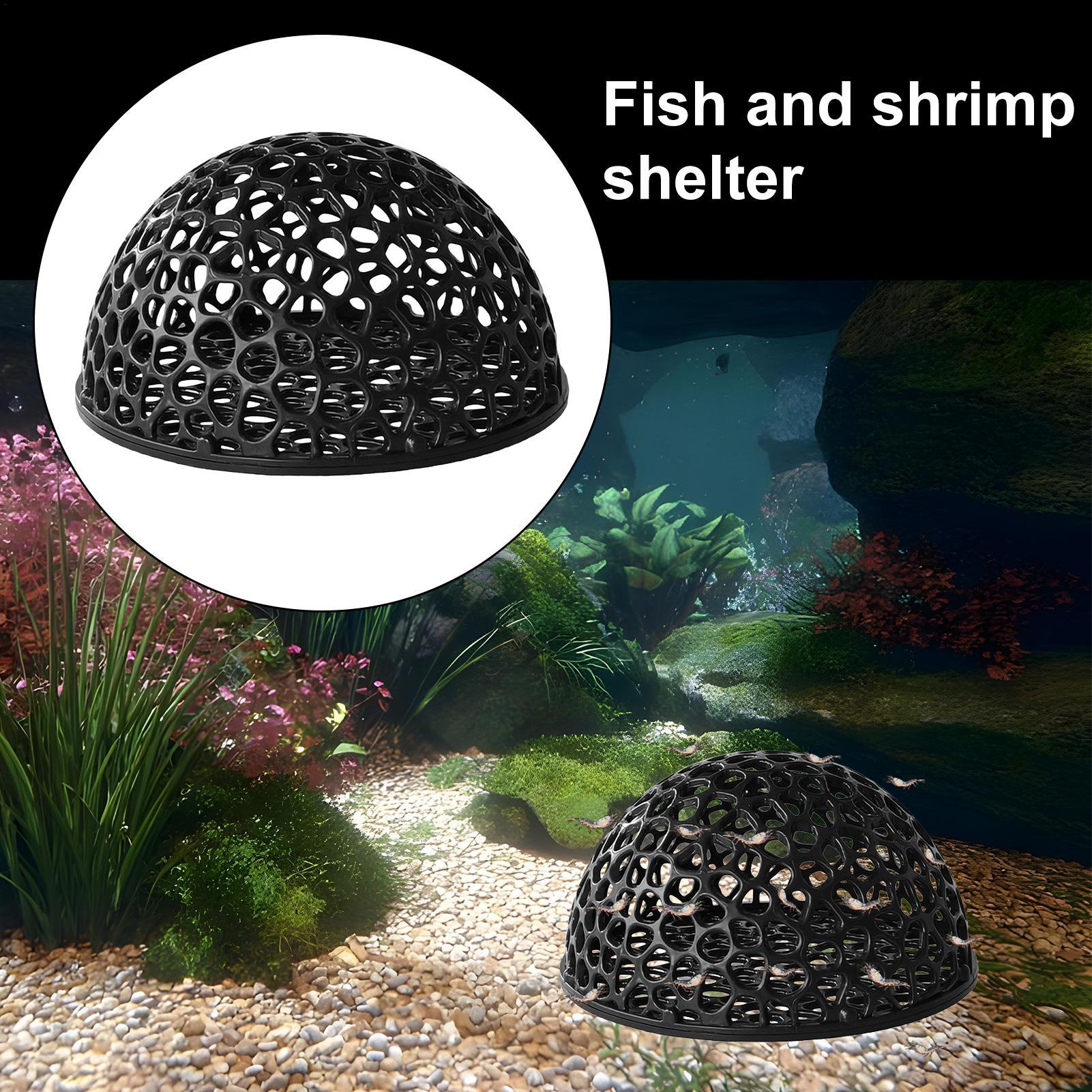 Aquarium Fish Hiding Spot - บ้านกุ้งในตู้ปลา ถ้ำมินิแบบมีรูพรุน บ้านปลากัด ที่หลบซ่อนสำหรับปลา กุ้ง ที่พักพิงสำหรับกุ้ง