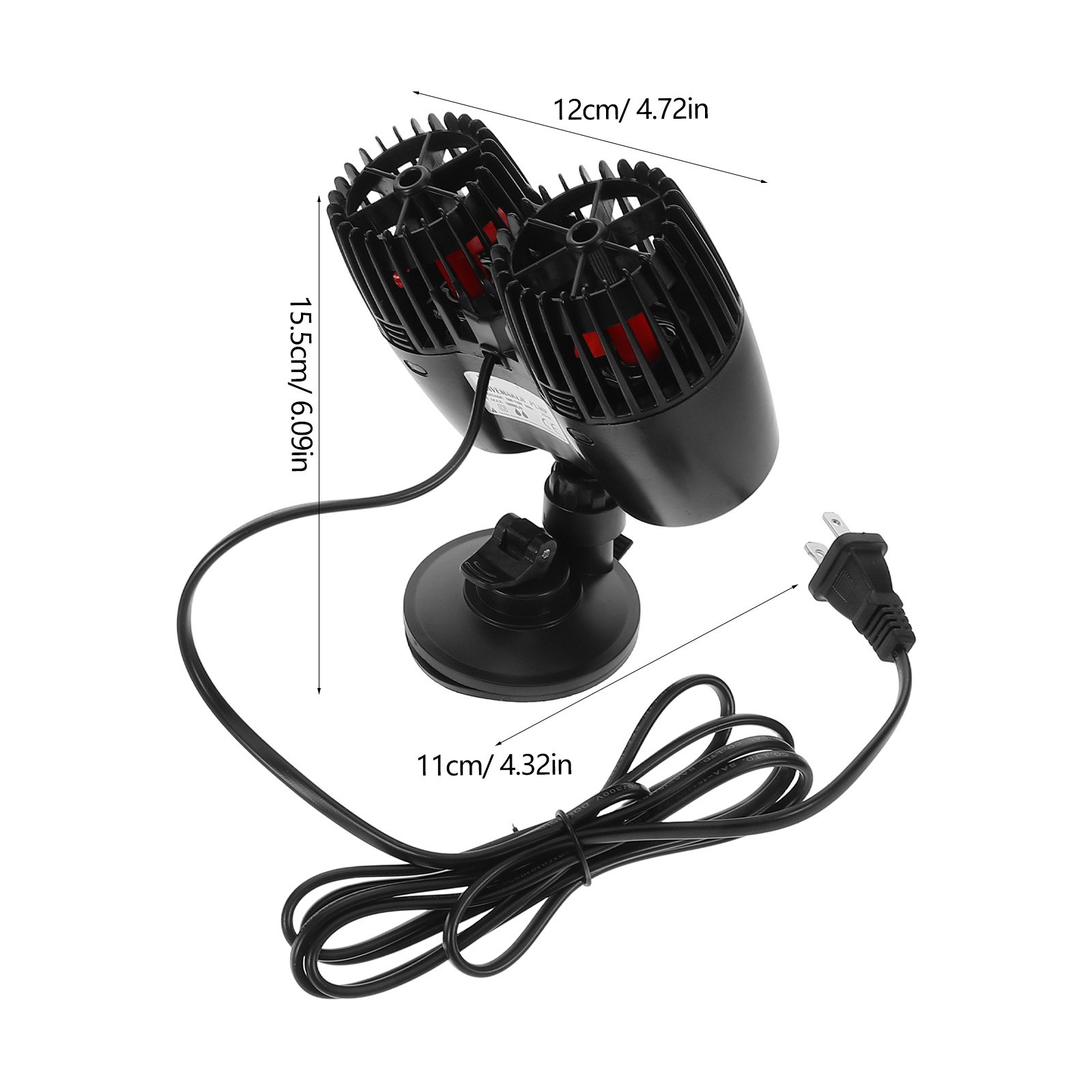 ปั๊มน้ำตู้ปลาแบบสองหัว สร้างคล - Powerhead Circulation Pump บทวิจารณ์และราคา