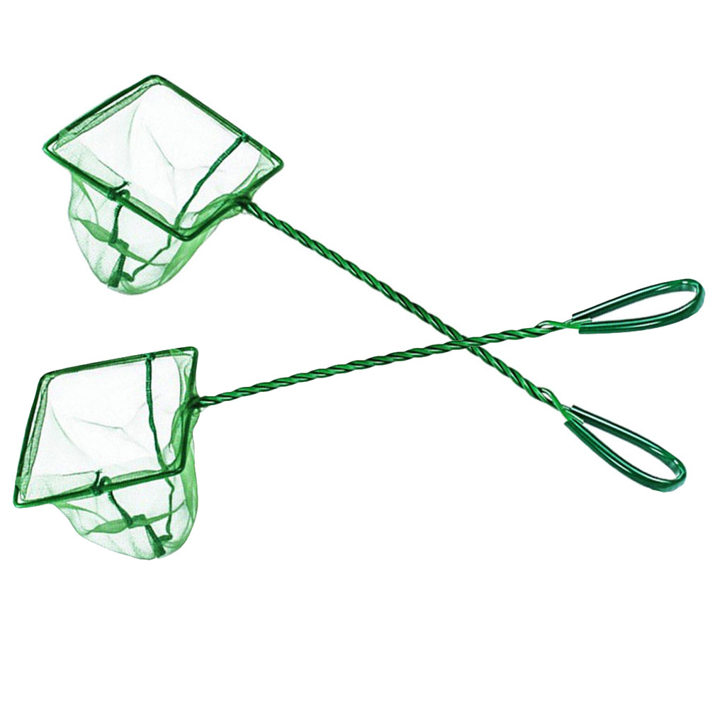 ตาข่ายจับปลา 2 ชิ้น ทำจากไนลอน - Aquarium Fish Net Small บทวิจารณ์และราคา
