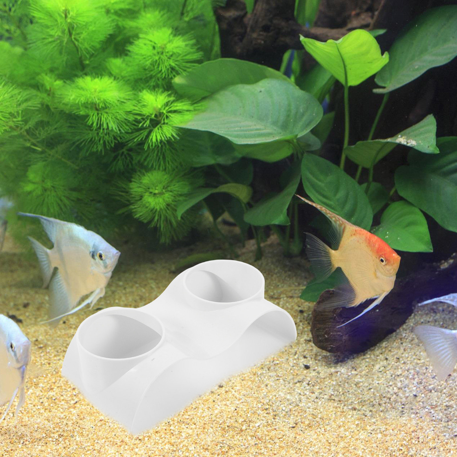 อุโมงค์ตกแต่งตู้ปลาสำหรับปลาแล - Aquarium Fish Hiding Spot บทวิจารณ์และราคา