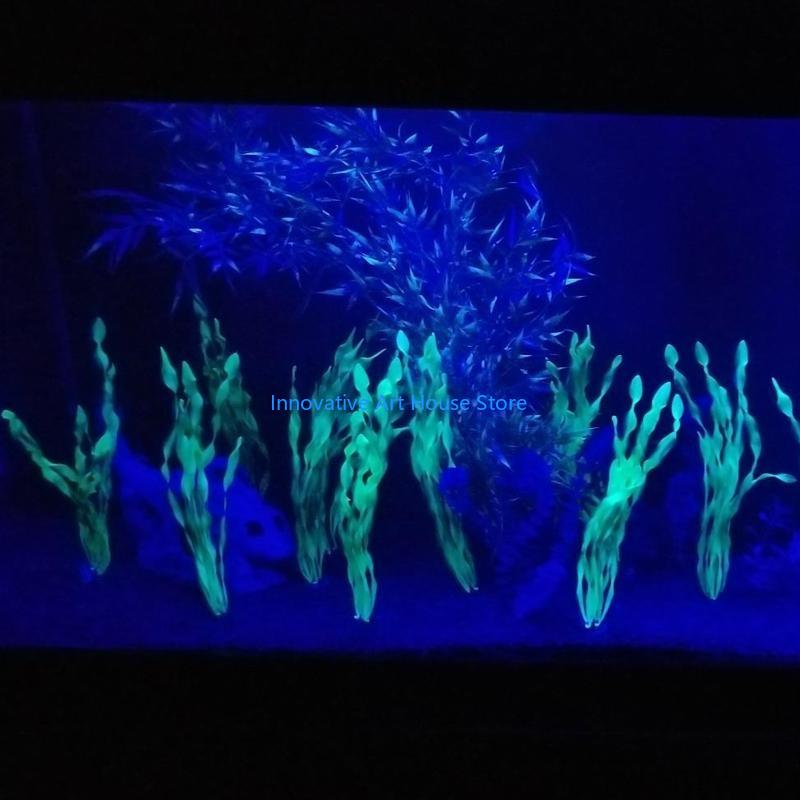 E1PC พืชน้ำใบสำหรับปลาสำหรับถั - Aquarium Fish Hiding Spot บทวิจารณ์และราคา