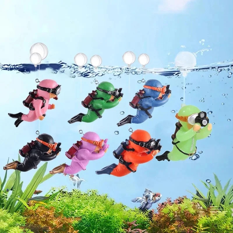 1/2 ชิ้น ของตกแต่งตู้ปลา รูปนั - Aquarium Fish Popular บทวิจารณ์และราคา