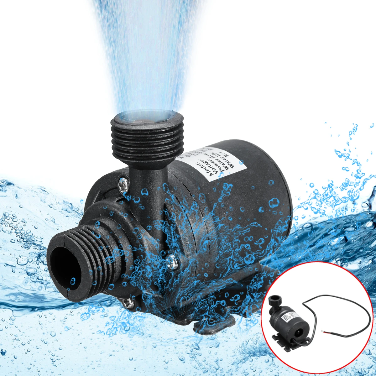 ปั๊มน้ำแบบจุ่ม 12V DC 800L/H 5 - Powerhead Circulation Pump บทวิจารณ์และราคา