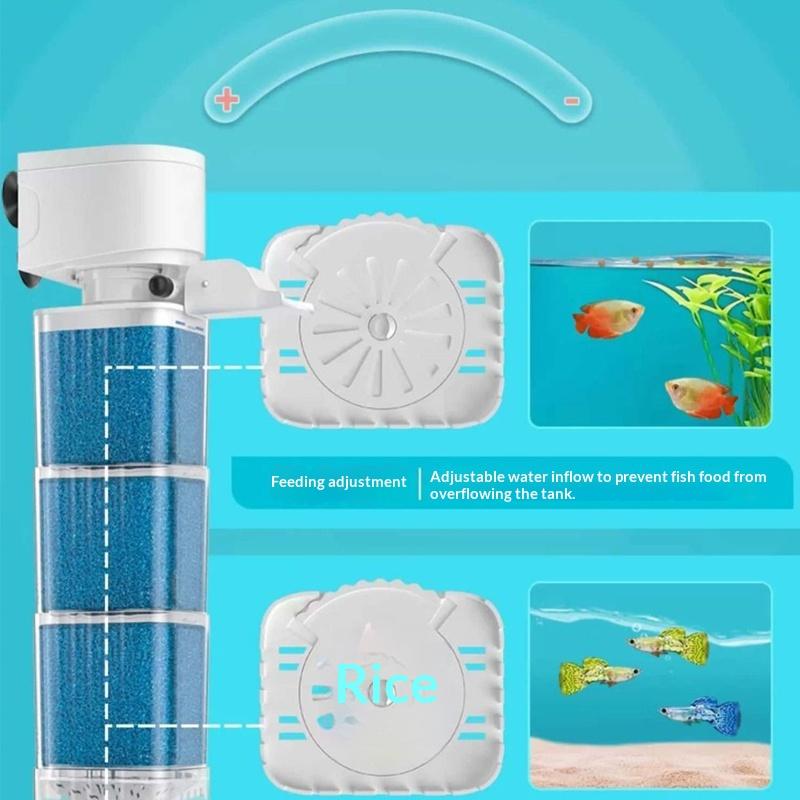 ปั๊มกรองน้ำตู้ปลา 6 in 1 แบบจุ - Air Pump Silent บทวิจารณ์และราคา