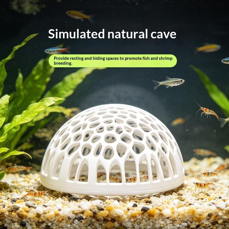 บ้านกุ้งในตู้ปลา ถ้ำขนาดเล็กสำ - Aquarium Fish Hiding Spot บทวิจารณ์และราคา