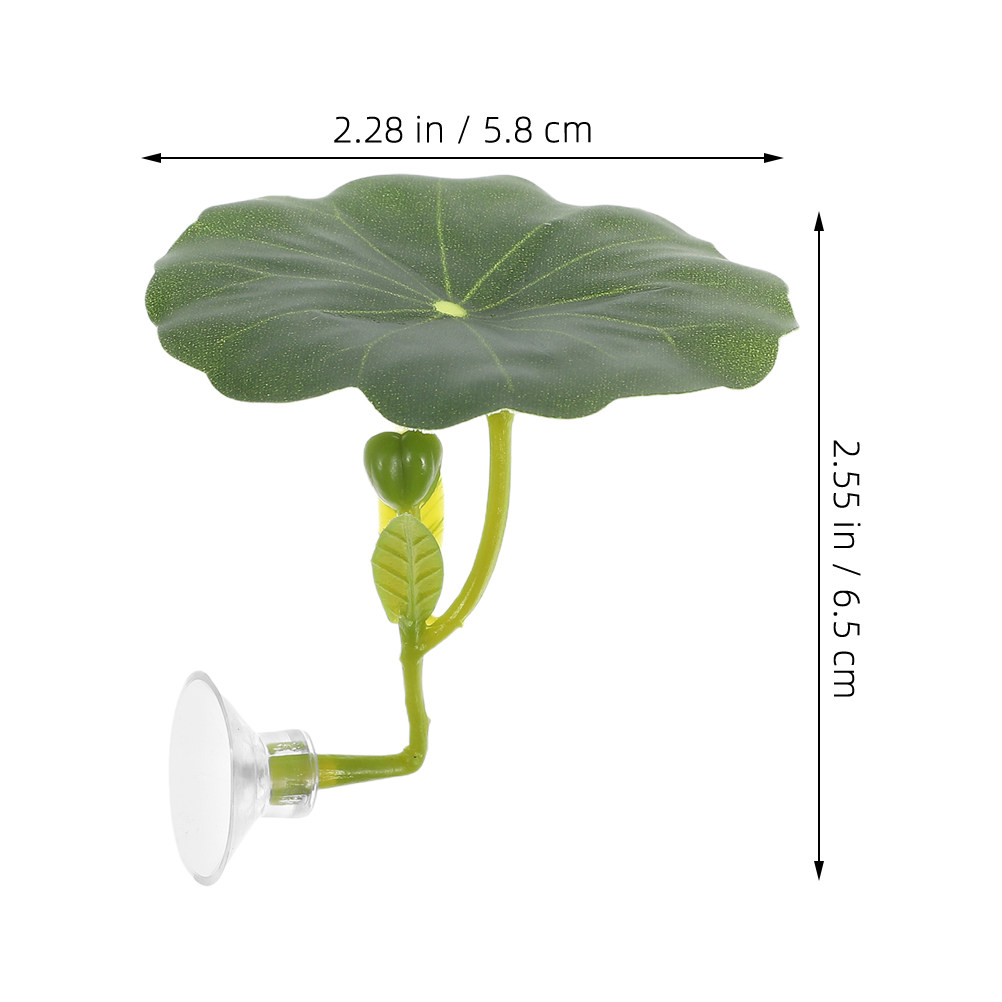 ใบบัวเทียมสำหรับปลาเบต้า 2 ชิ้ - Aquarium Fish Hiding Spot บทวิจารณ์และราคา
