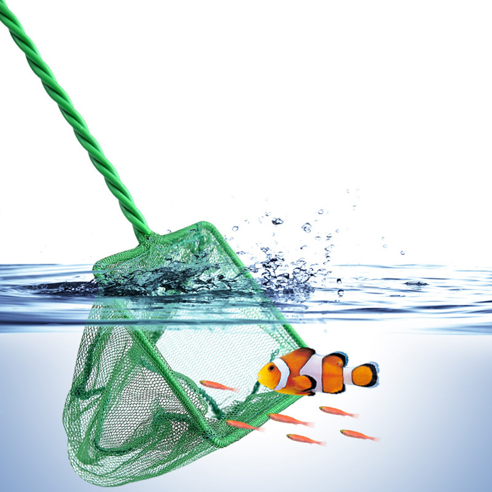 2 ชิ้น ตาข่ายจับปลาแบบพกพา ตาข - Aquarium Fish Net Small บทวิจารณ์และราคา